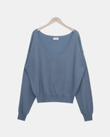 Seul Deep V-Neck Long-Sleeve Knit