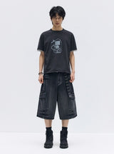 26SS★ MP3 GRAPHIC LAYERED HALF T