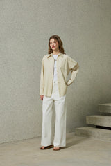 NOAH WIDE PANTS / ECRU