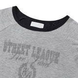 Street league blur artwork double layer long sleeve (Navy)