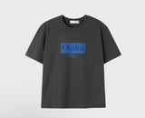 ルックリトルヴィンテージシティレタリングクロップショートスリーブTシャツ