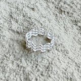 Rippling Wave Ring