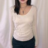 rose ribbed T