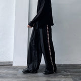 Patterned Side-Line Trousers