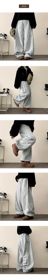 Dingpo Napping Vizo Side Snap String Wide Banding Pants