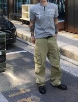No.1756 AボタンWFハーフT (3color)