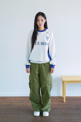 フットボールジャージースウェット - WHITE/NAVY