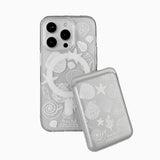 peace and shell magsafe jell hard case+ magsafe card wallet