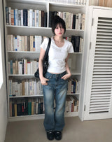 Haint Bootcut Denim Pants