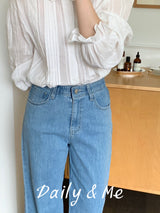 Summer cool wide denim(2color)