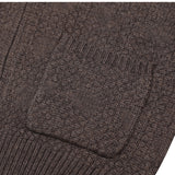 ALL MUSH Pockets Wool Knitwear Zip-Up (4 colors)