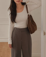 Bea Suede Shoulder Bag