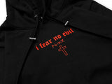 TZ I FEAR NO EVIL HOODIE - BLACK/RED