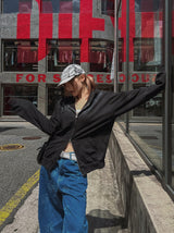 Bポイントバルーンデニムパンツ
