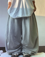 KNEE TWOTUCK BALLOON KEY RING LONG PANTS 🤎🩶🖤🤍💚6COLOR