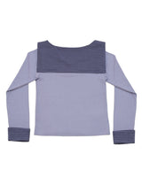 sailor stripe top / grape