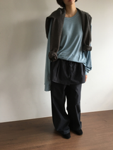 タイ ストライプ ロング スリーブ (2color)