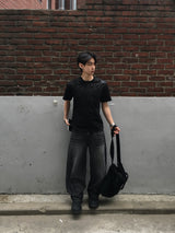 Canva Washed Damaged Big Bag 2C