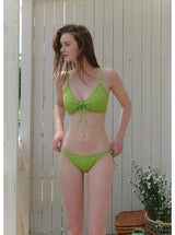 Suzy String Brief Light green