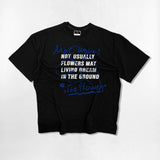 Flower Line Over-fit T-Shirts - 4COLOR
