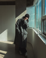 Free Raccoon Hood Duffle Coat