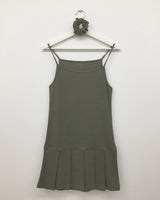 プリーテッドワンピース＋スクランチ (3color)