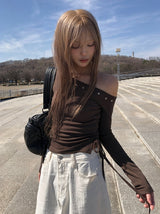 Milt Back Adjust Strap Balloon Wide Pants