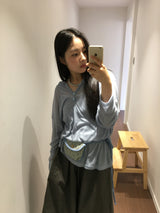 シルクフーディー + ナシ (4color)