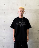 VENTIQUE リボン刺繍Tシャツ 3color