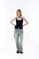 EVAN SLEEVELESS TOP / BLACK