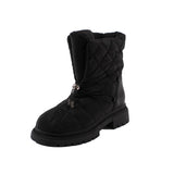  Hi Diamond Quilted Padded Boots _B5559