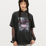 テラスピグメントTシャツ_チャコール