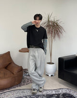 Kuro striped layered T-shirt