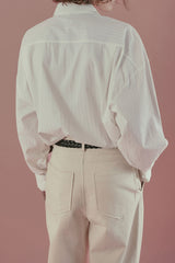 Cotton chino pants_cream