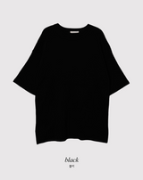 Milk Layered Loose Fit Short Sleeve T-shirt (5color)
