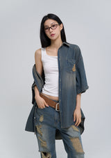 Double layered sleeveless (set product)