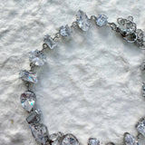 Silver Frost Crystal Bracelet