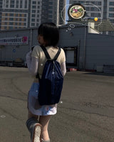 折りたたみバックパック(ネイビー)
