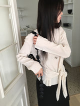 Pleats tie top
