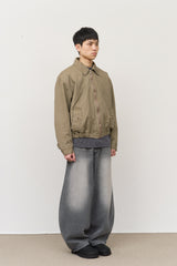 Seto Cropped Washed Blouson