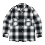 CUT OFF FLANNEL CHECK SHIRT