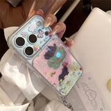 Forest Cat Gold Accent iPhone Case