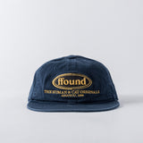 FFOUND WASHED FLAT BRIM CAP / NAVY