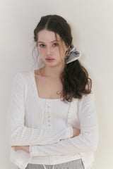 Sweet Dreams Scrunchie (Gray)
