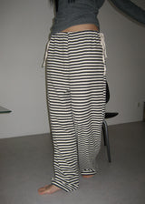TERRY STRIPE PANTS