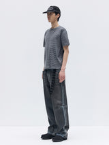 26SS★ ダークワックスコーティングデニムパンツ