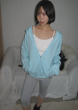  Unisex Basic Loose-Fit Zip-Up Hoodie for Transitional Seasons