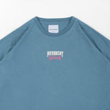 HIERARCHY STUDIOS Unruled - ブルーミラーワイドオーバーサイズTシャツ