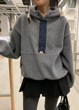 フリースフードアノラック