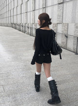 26SS★ [MADE] Somit Button Sleeveless Hood Bolero Set